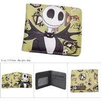 Cartoon DSN The Nightmare Before Christmas Wallets Anime Figure Jack Skellington Sally Coin Purse Halloween Cosplay Wallet Gift