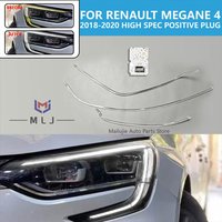 For Renault Megane 4 2018-2020 High Spec Positive Plug Angel Eye DRL LED Chip Light Strip Daytime Running Headlamp Accessories