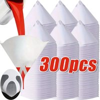 10-300Pcs Car Paint Spray Mesh Paper Filter Purifying Straining Funnel Disposable Paint Filter Conical Micron Paper Funnels Tool