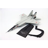 Nowy model samolotu MiG 25RBT FOXBAT B Sił Powietrznych Rosji z 2012 roku, skala 1/100, odlew ze stopu, model symulacyjny do kolekcji, prezent.