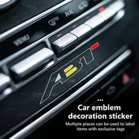 Car Logo Sticker Emblem Auto Body Decal Decor Accessories For Audi TT Quattro RS A3 A4 A6 A7 Q2 Q3 Q5 Q8 RS5 RS6