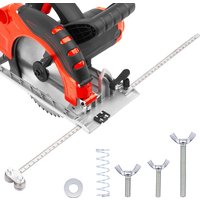 Adjustable Circular Saw Guide Rail Electric Positioning Caliper Stainless Steel Multi-Bearing For Accurate Wood Board Cuts