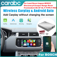 CARABC Wireless Carplay Android Auto Fits For Land Rover Jaguar Bosch Discovery4 Evoque Freelander2 XE XF XJL