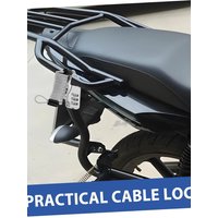 AliExpress NONE Multifunctional Helmet Lock Mountain Bike Wire Lock Safety Lock Bicycle Motorcycle Electric Vehicle Portable Password Cable Lock