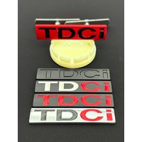 3D Metal Logo TDCI Car Emblem Badge for Ford Fiesta/Kuga/Mondeo MK3/Focus MK2 Front Grille/Hood/Rear Trunk/Fender Side Sticker