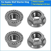 2/4pc Universal M14 Iron Flange Nut for ZERO 10X 11X VSETT 10+ Kaabo Wolf Warrior King Electric Scooter To Fix Motor Axle&Fork