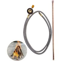 Hand-Held Charcoal Fire Igniter Spray Gun for Outdoor Barbecue Camping Firewood Stove Fireplace Starter Portable Fire Gun