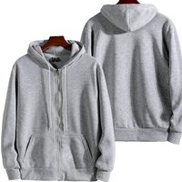 Sweats à capuche zippés pour hommes, sweat à capuche à manches longues, tenue décontractée pour hommes, vêtements de sport à la mode, automne, hiver, nouveau