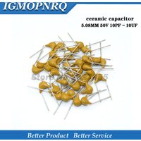 1000pcs 50V monolithic ceramic capacitor 10PF~10 1 22PF 47NF 220NF 1NF 4.7UF UF UF 100NF 330NF 0.1UF 102 104 105 106 103 473 334
