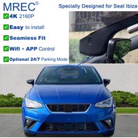 MREC Dash Cam Car Camera Loop Recording Wifi 4K OEM Style Parking Monitoring APP Control Plug Play Front and Rear for Seat Ibiza