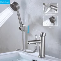 Toilet Basin Faucet Hot Cold Water Bathroom Basin Faucet with Shower Head Shampoo Washing Dual Use Bath Mixer Tap Sink Faucet