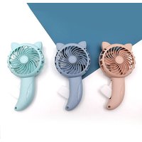 Portable Hand Pressure Fan Mini Handheld Fan Without Battery Cartoon Fan Summer Air Cooler Travel Home Fan