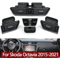 Car Dashboard Front Rear AC Vent Grille Outlet Assembly For Skoda Octavia 3 MK3 A7 2015-2021 5E0819701 5E0819702 5E0820951