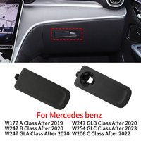 For Mercedes W247 W177 W254 W206 Car Glove Box Handle Lid Lock Toolbox Cover Switch Accessory For Benz A B GLA GLB GLC C Class