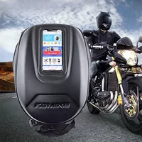 Motorcycle riding fuel tank bag magnetic suction cup waterproof locomotive bag mobile phone touch screen navigation knight bag