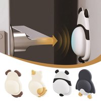 1/2Pcs Soft Rubber Door Stopper Self Adhesive Mute Design Anti Collision Pads Shockproof Anti-slip