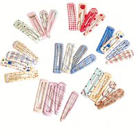 Cute Polka Dot Hair Clips for Women, Fresh Style Side Bangs BB Barrettes, Lovely Fringe Hair Pins, Sweet Decorative Hair Accesso