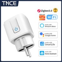 Tuya WIFI Smart Socket EU 16A/20A Wifi Smart Plug With Power Monitoring Smart HomeVoice Control Support Google Home Alexa