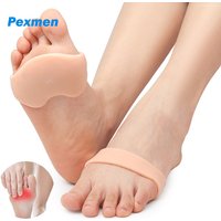 Pexmen 2Pcs Metatarsal Pads Ball of Foot Cushions Forefoot Cushioning for Mortons Neuroma Callus Metatarsal Foot Pain Relief