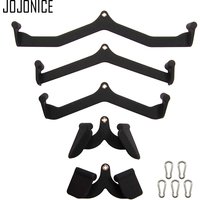 Home Gym Fitness Rowing V-Bar Pully Cable Machine Attachments Biceps Triceps Back Blaster Handle Pull Down Hand Grips