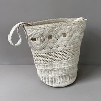Hollow Out Weave Bucket Beach Bags For Women Luxury Designer Handbags 2026 New In Casual With Inner Pocket Underarm Shoulder