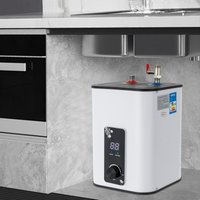 1500-W-Elektro-Mini-Warmwasserbereiter, sofort einsatzbereites Warmwassersystem mit 1,76-Gallonen-Tank für Küchen, Schränke, Wohnmobile, Bars