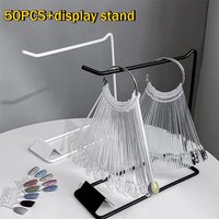 New Nail Photography Accessories Display Tips Polish Template Nail Art Tips Sample Stand Nail Polish Practice Acrylic Palette