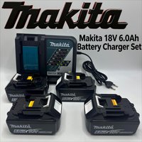 Standard Original Makita BL1860 18V 6.0Ah battery, slow capacity decay, consistent energy for wood planers, torque screwdrivers