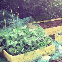 Garden Netting Green Woven Mesh Protect Plants Fruits Flowers Trees Stretch Fencing Durable Net Stops Birds Animals