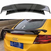 Carbon Fiber/FRP Rear Boot Double-Deck Spoiler Trunk Tail Wing For Audi TT MK2 8J TTS Coupe 2Door 2008-2014 Change to TTRS