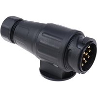 12V 13 Pin Trailer Plug Waterproof Trailer 13 Pole Electrical Connector European Standard Heavy Duty Socket