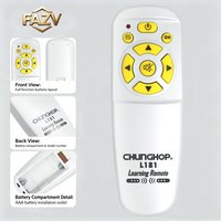 FAZV Mini 7-Key IR Learning Remote Copy for Fan/TV/DVD/CD/Audio/Amp/STB Original Remote