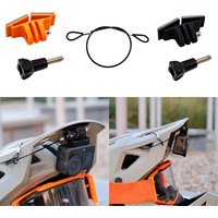 AliExpress SHUAICHI For DJI Action 3/4/5 Pro Camera Universal Downhill Helmet Visor Mount Ultra-Light Base Bracket with Safety Rope Cycling Parts