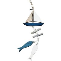 ABJN-Marine Style Wooden Pendant Ocean Wind Crafts Small Innovative Accessory Wall Hanging Decoration