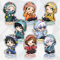 Jujutsu Kaisen Acrylic Medium Stand Itadori Yuji Satoru Gojo Figure Ornaments Homo Creative Boys Gifts Toys Doll keychain