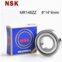Japan NSK 5/10pcs MR148ZZ High Speed Deep Groove Ball Miniature Mini bearings MR148ZZ MR148-ZZ 8*14*4mm Bearing Steel
