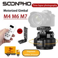 SOONPHO M4 M6 M7 Motorized Panoramic Tripod Head Wireless Remote Control Heads AI Face Tracking Phone Gimbal For Video Shooting