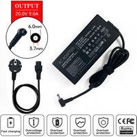 20V 9A 180W 6,0*3,7MM Ladegerät ADP-180TB H Laptop AC Adapter Für Asus ROG Zephyrus G14 G15 GA401IV GA502DU TUF505DU FX506L A17