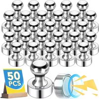 1–50 Stück superstarke Neodym-Magnet-Reißzwecken für Kühlschrank, Whiteboard, magnetische Reißzwecken, Sauger, Reißzwecken, Magnete, Reißzwecken