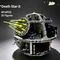In Stock 4016pcs New Platform Death 3 Great Ultimate Building Blocks Bricks Toys for Birthday Christmas Gifts Desktop Decoration