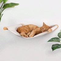 Cat Wall Hammock Wall Mounted Cat Kitty Bed Funiture with Stable Shelves and Perches for Sleeping Playing Climbing and Lounging