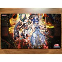 Yu-Gi-Oh Playmat Kewl Tune Back 2 Back YGO KMC TCG YuGiOh Mat M-129