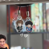 Shane & Ilya MINI Charms Acrylic Keychains HEATED RIVALRY Double Sided Epoxy Phone Chain