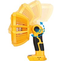 Compatible with For Dewalt 20V Battery for Power Outage Emergency Garage Use Portable Camping Cordless Fan with Remote Control
