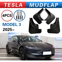 Mud Flaps For Tesla Model 3 Highland 2025 4PCS Splash Guards Mudguards Electric Car Accessories Tire Mud Flaps