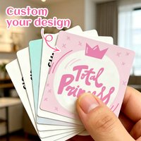 Custom Square Stickers, Custom Logo Design, Customizable Business Branding Stickers, Customized Waterproof Decals, Mailers