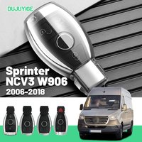 Clear TPU Car Key Case For Mercedes-Benz Sprinter NCV3 W906 2006-2018 Key Fob Cover Protector Shell Auto Accessories 2007 2008