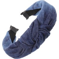 Denim Knotted Headband Women Hair Accessory Lightweight Comfortable Stylish Daily Party Prom Decoration Elegant Knot Hair Hoops