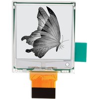 1.54 Inch E-Paper Display Module 152x152 Resolution Fast Refresh, Monochrome E Ink Screen OPM015BG for Low Power Projects