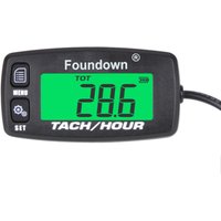 Small Engine Tachometer RPM Measurement Digital Hour Meter Monitoring Engine Hours for Ultralight Aircraft Chainsaw Motorcycle